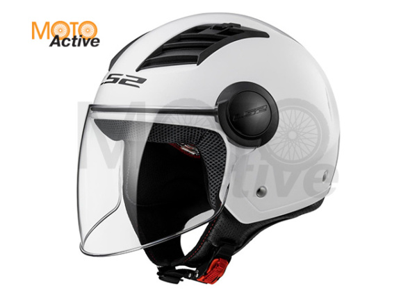 Мотошлем LS2 OF562 AirFlow Solid, белый